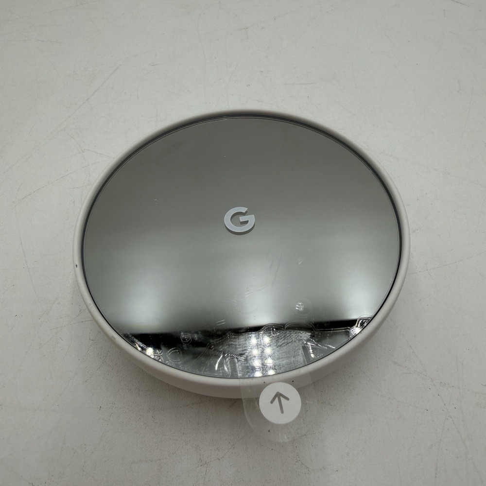 Google Nest Thermostat G4CVZ Programmable Wi-Fi Thermostat Snow No Back Cover